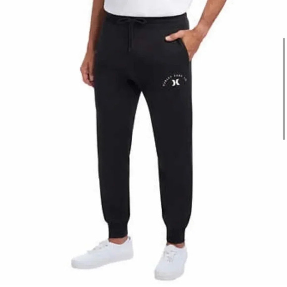 Hurley Mens Slim Fit Fleece Joggers - 2 Pair XXL - Picture 2 of 7